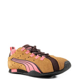 Tan shoes, front view