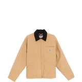 Tan jacket, front view