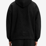Black hoodie, front view