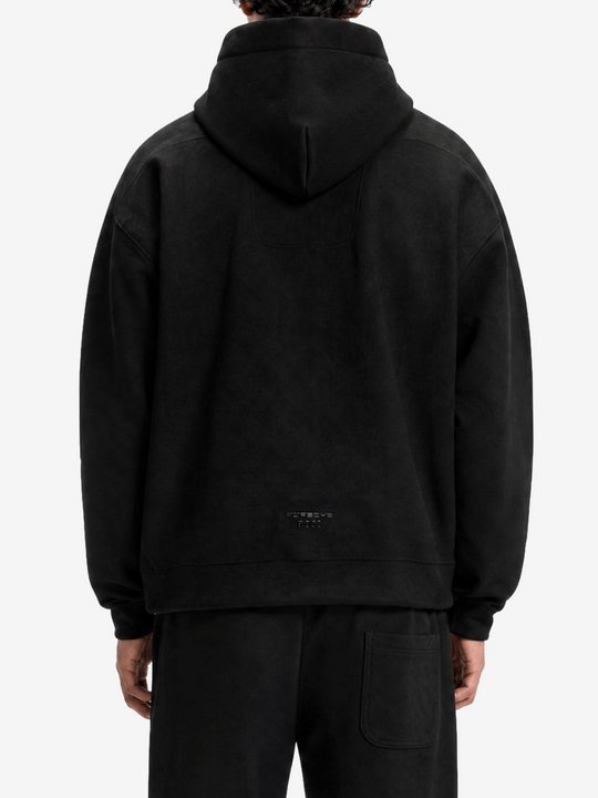 Black hoodie, front view