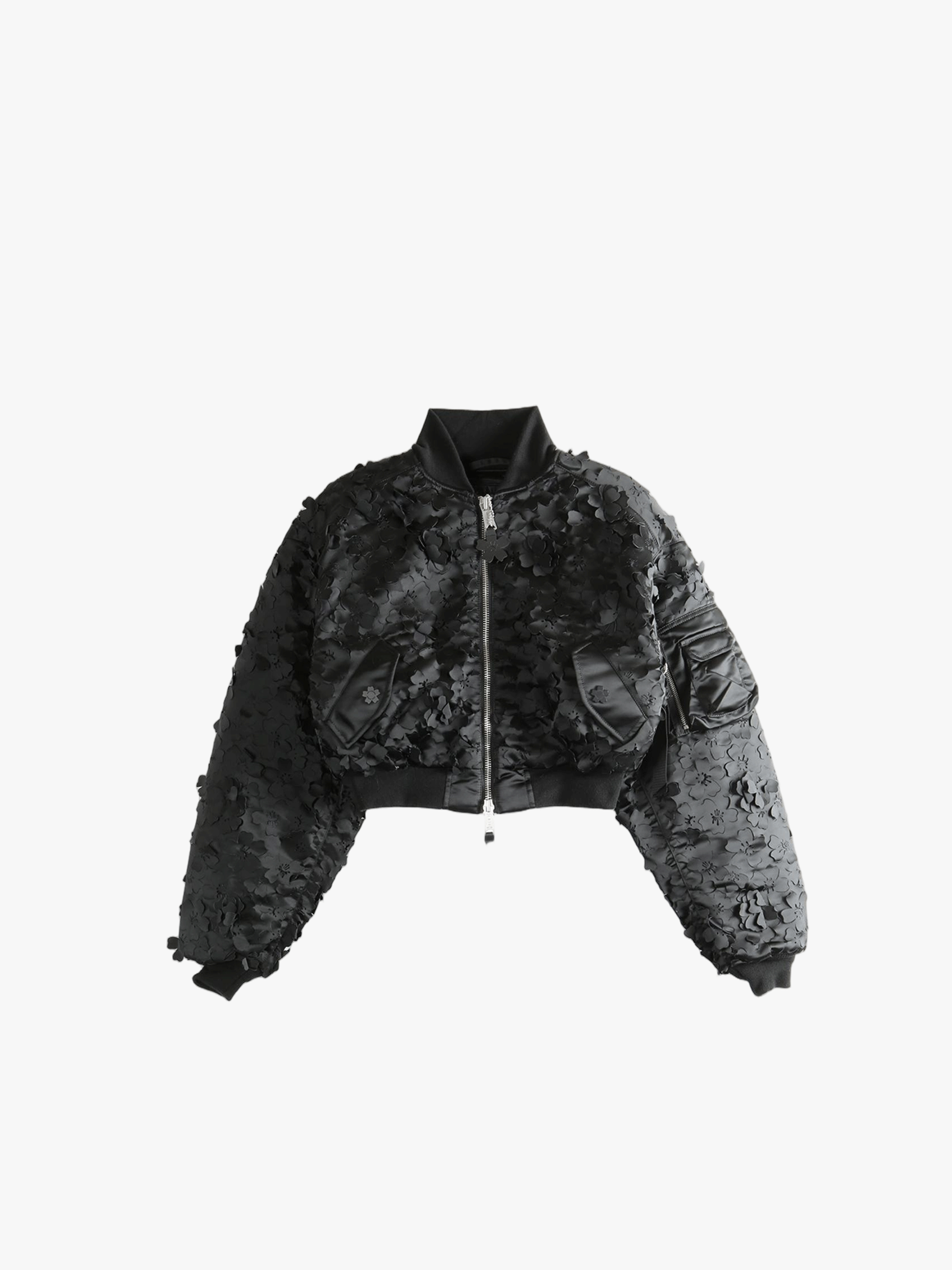 Black jacket, front view