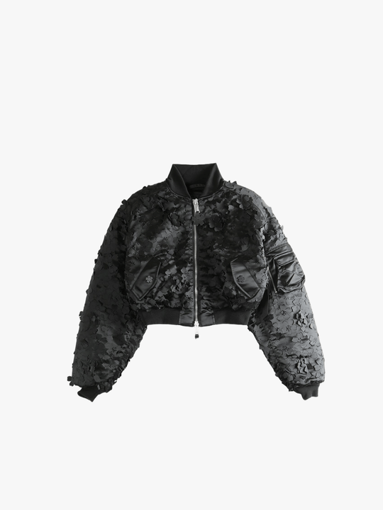 Black jacket, front view