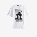 White t-shirt, front view