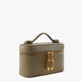 Tan bag, front view