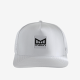 White hat, front view