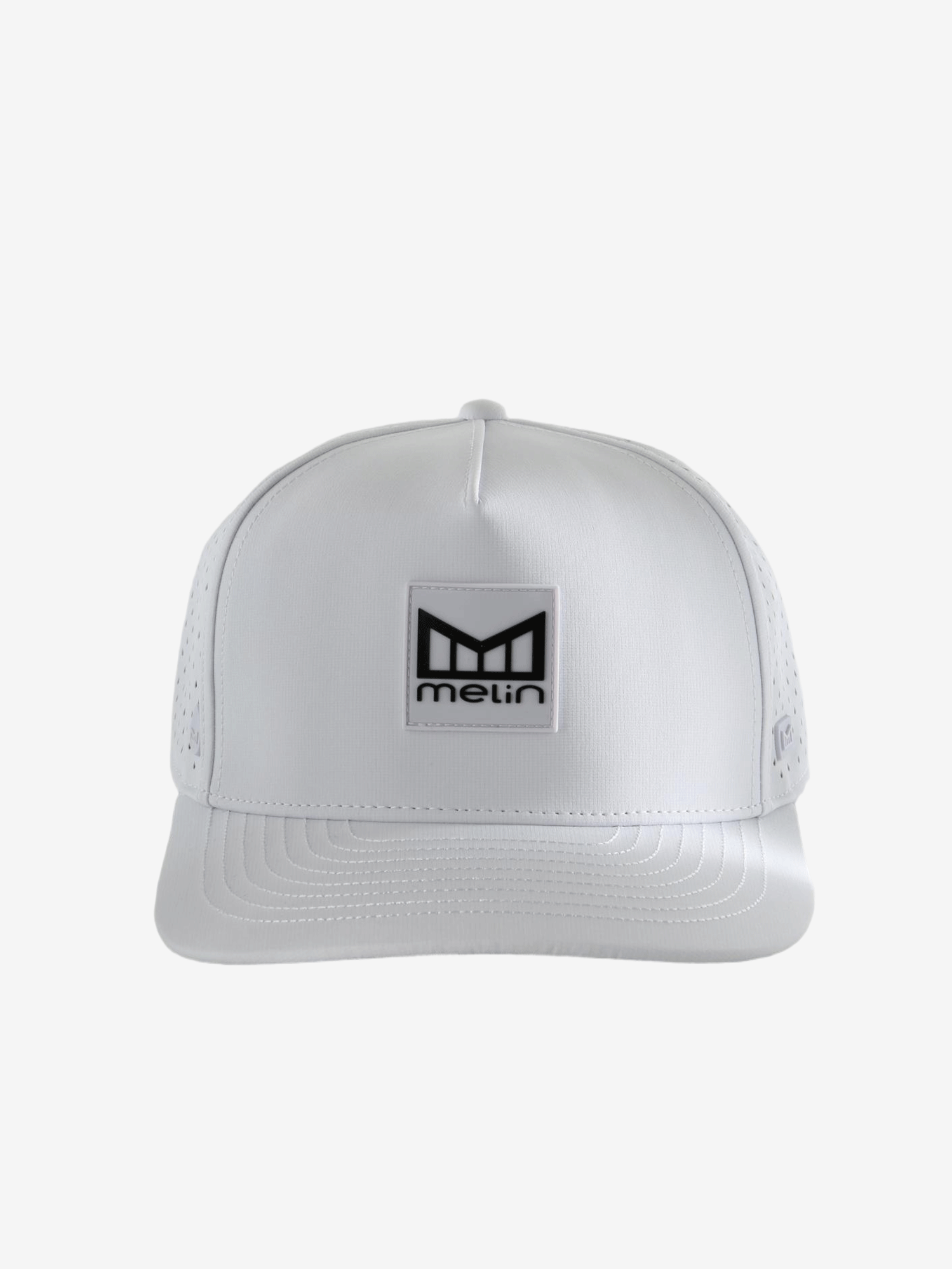 White hat, front view