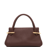 Brown handbag,front view