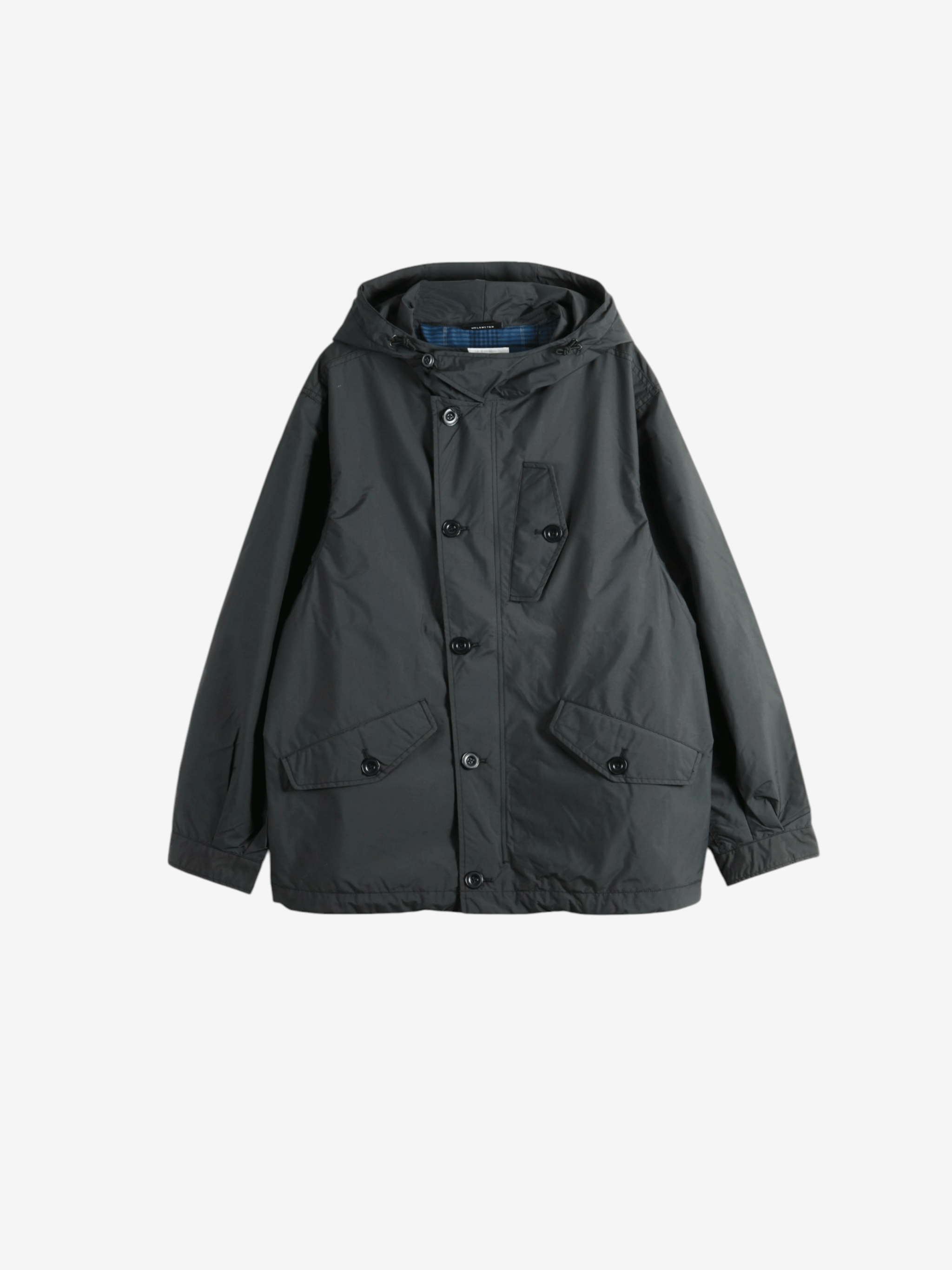 Black jacket, front view