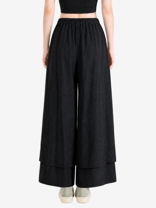 Black pants, full body view