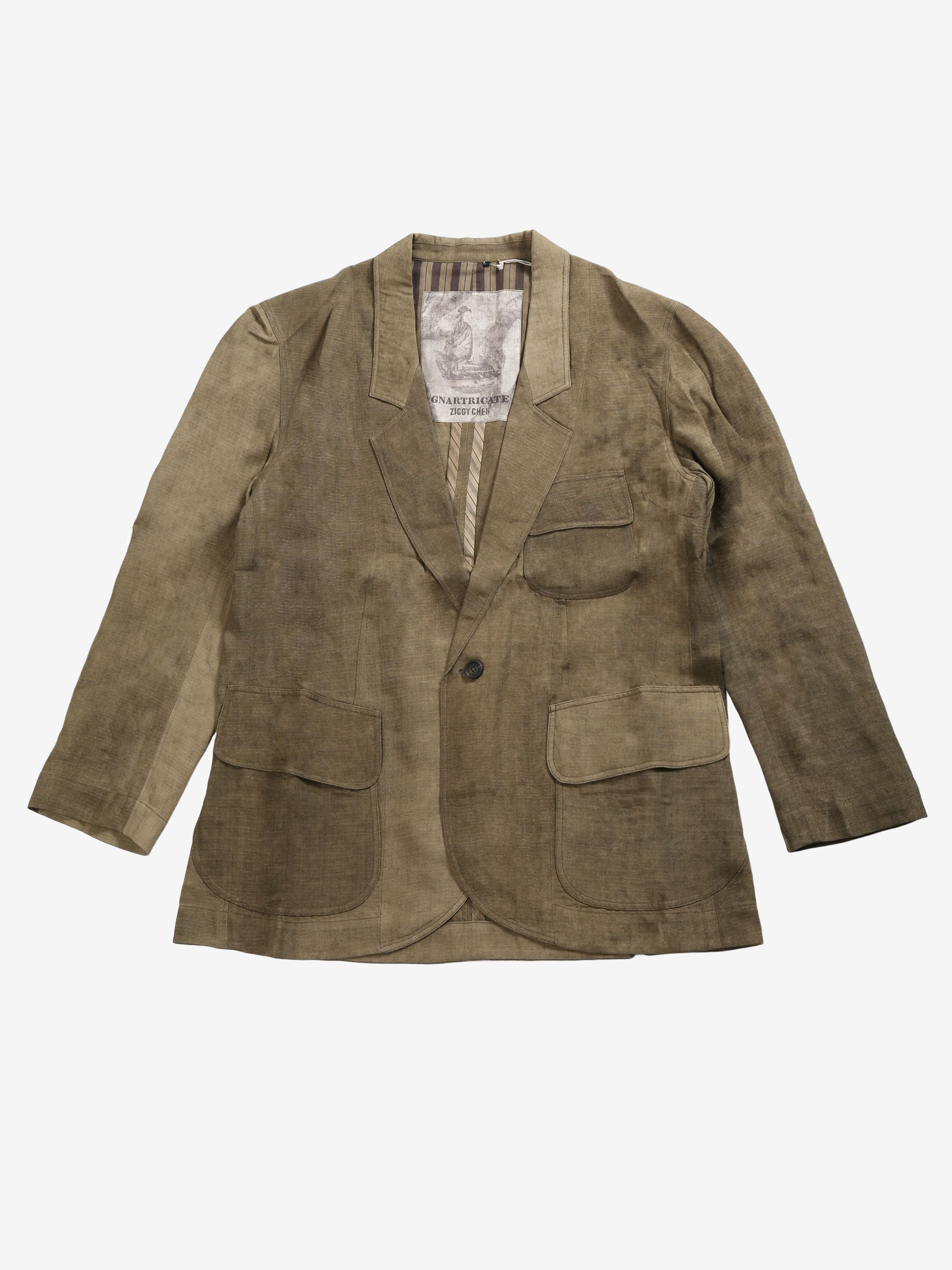 ジャケット・アウター ZIGGY CHEN SLUB LINE BLAZER & TROUSERS ZIGGY CHEN CLASSIC TWO BUTTON BLAZER – VISION OF FASHION