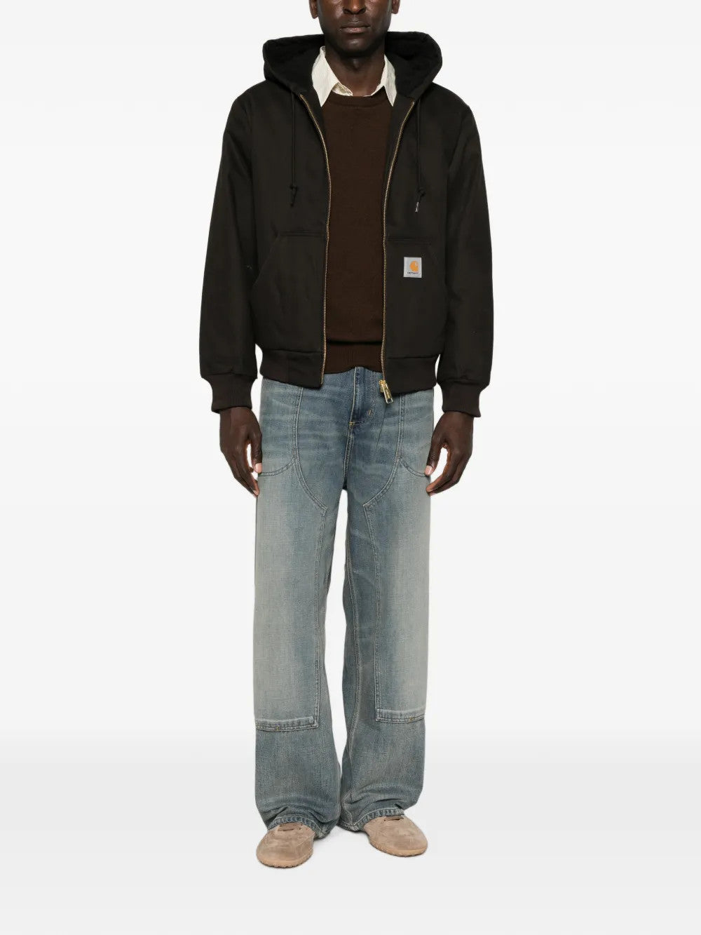 Black jacket, full body view