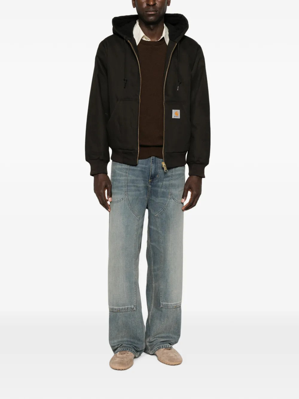 Black jacket, full body view