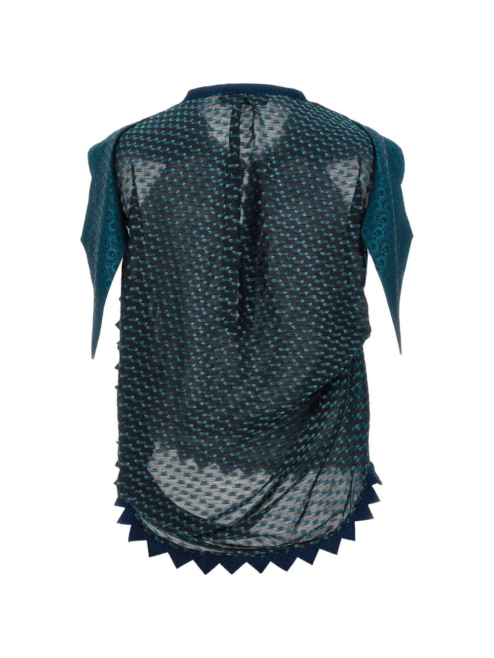 Black top, back view