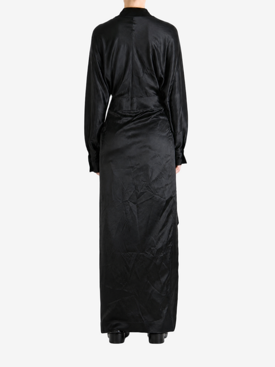 Black dress, full body view