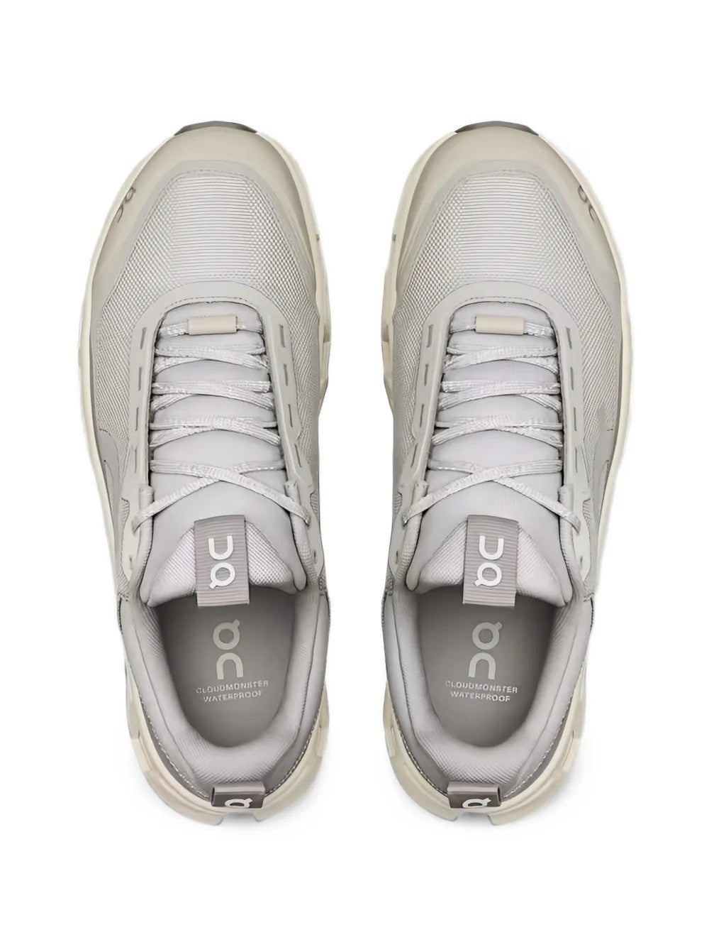 Grey shoes, front view