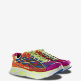 Orange shoes, front view