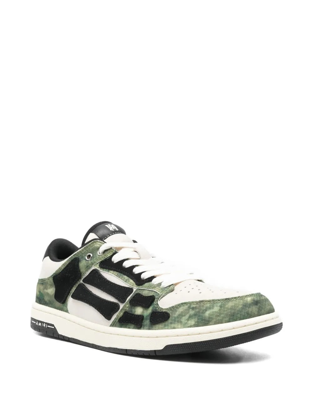 Green sneaker, side view