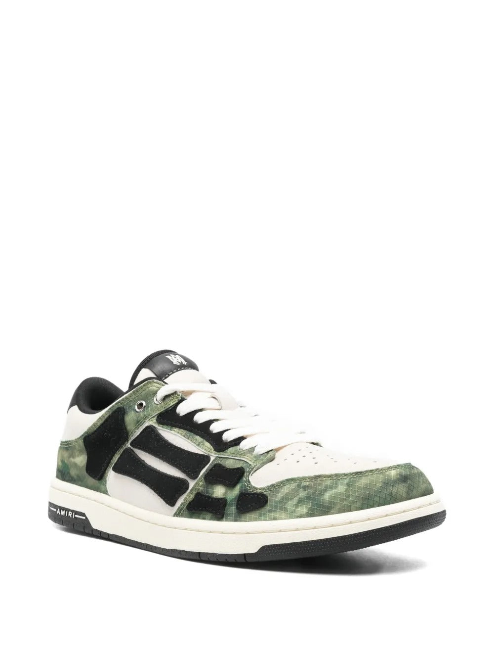 Green sneaker, side view