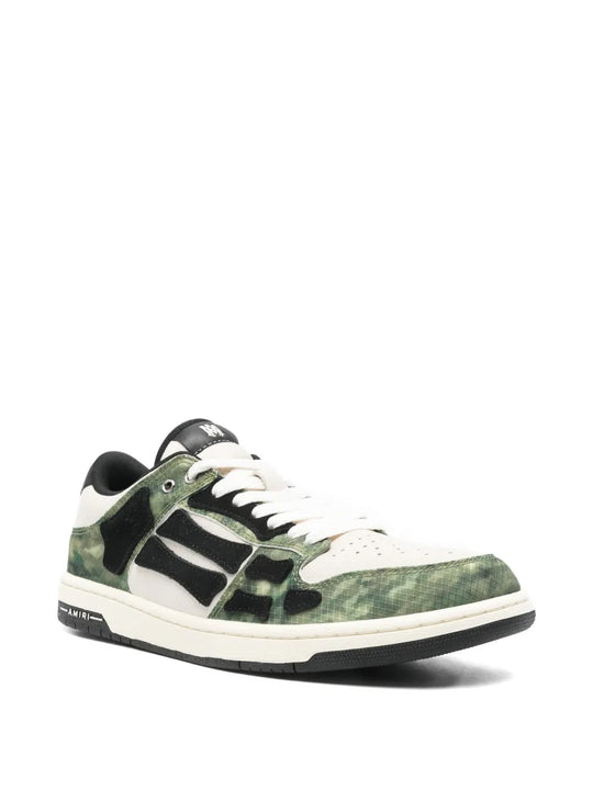 Green sneaker, side view