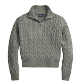 Grey knitwear, front view