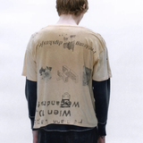 Tan t-shirt, front view