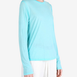 Green t-shirt, full body view