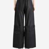 Black pants, full body view