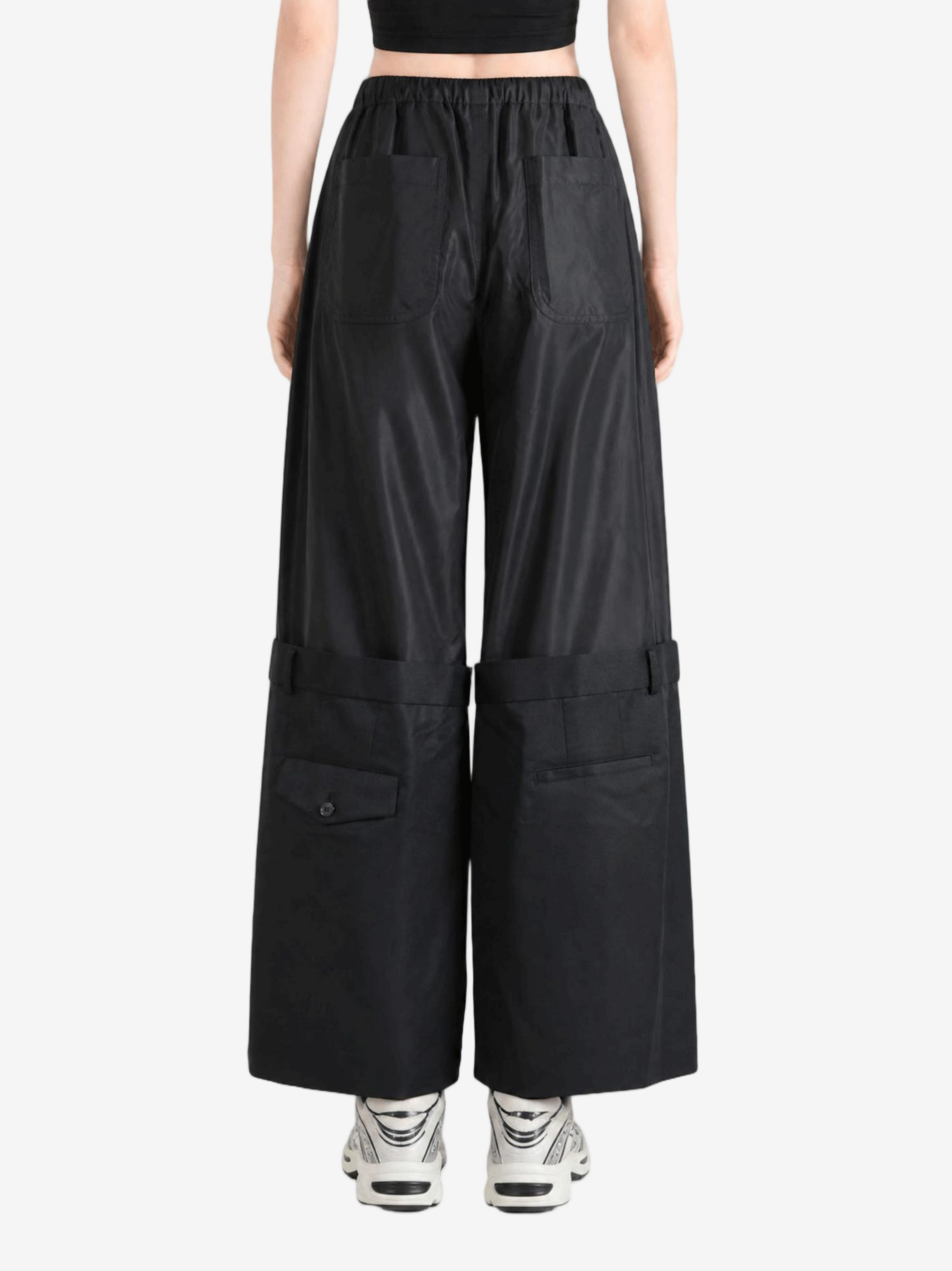 Black pants, full body view