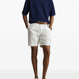 Blue shirt, full body view