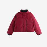 Burgundy jacket, front view