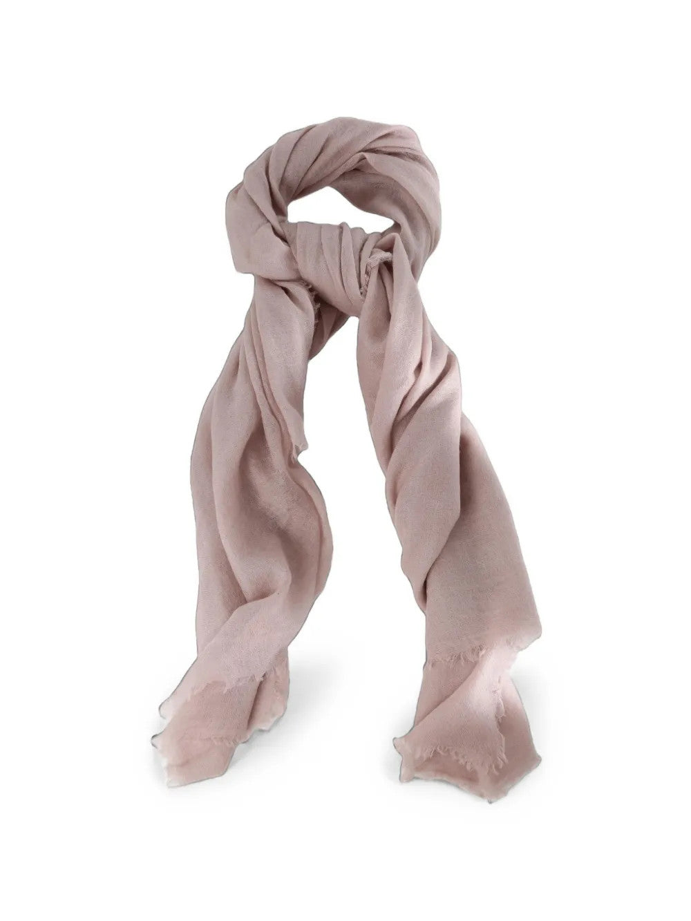 Pink scarf, front view