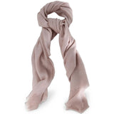 Pink scarf, front view