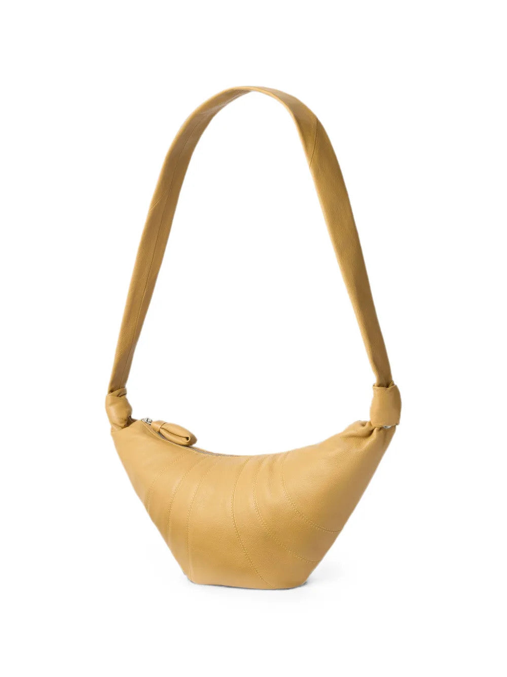 Tan bag, front view