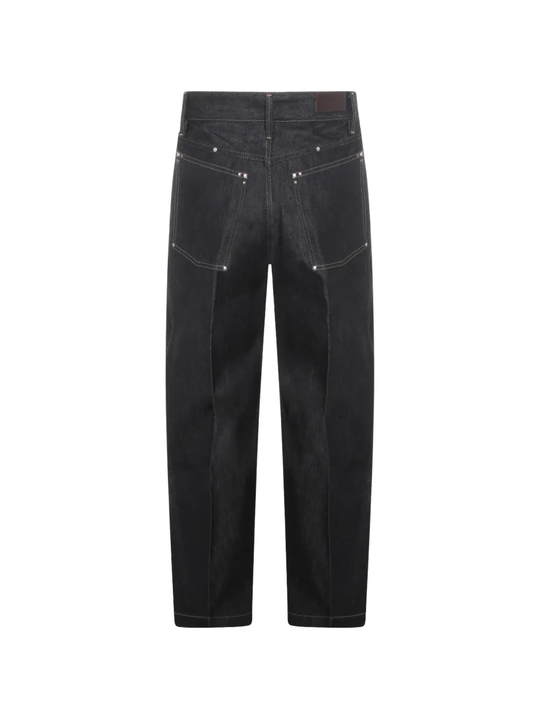 Black pant, back view