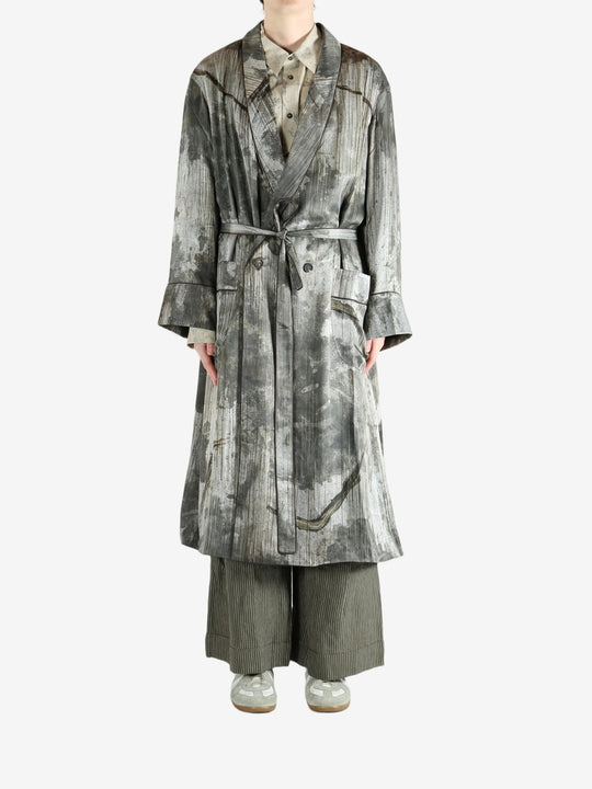 Grey coats, full body view