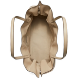Tan bag, inside view