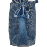 blue bags,top view 