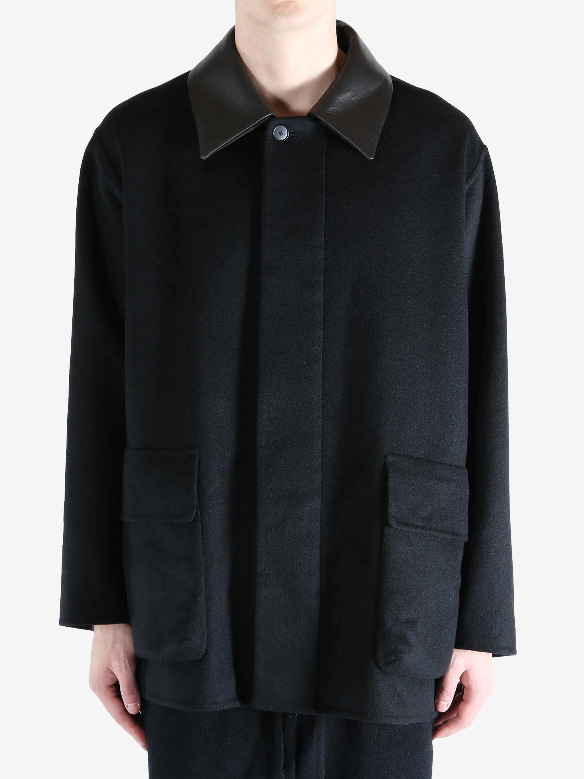 AURALEE - Men Cashmere Melton Hand Sewn Blouson Jacket – Atelier