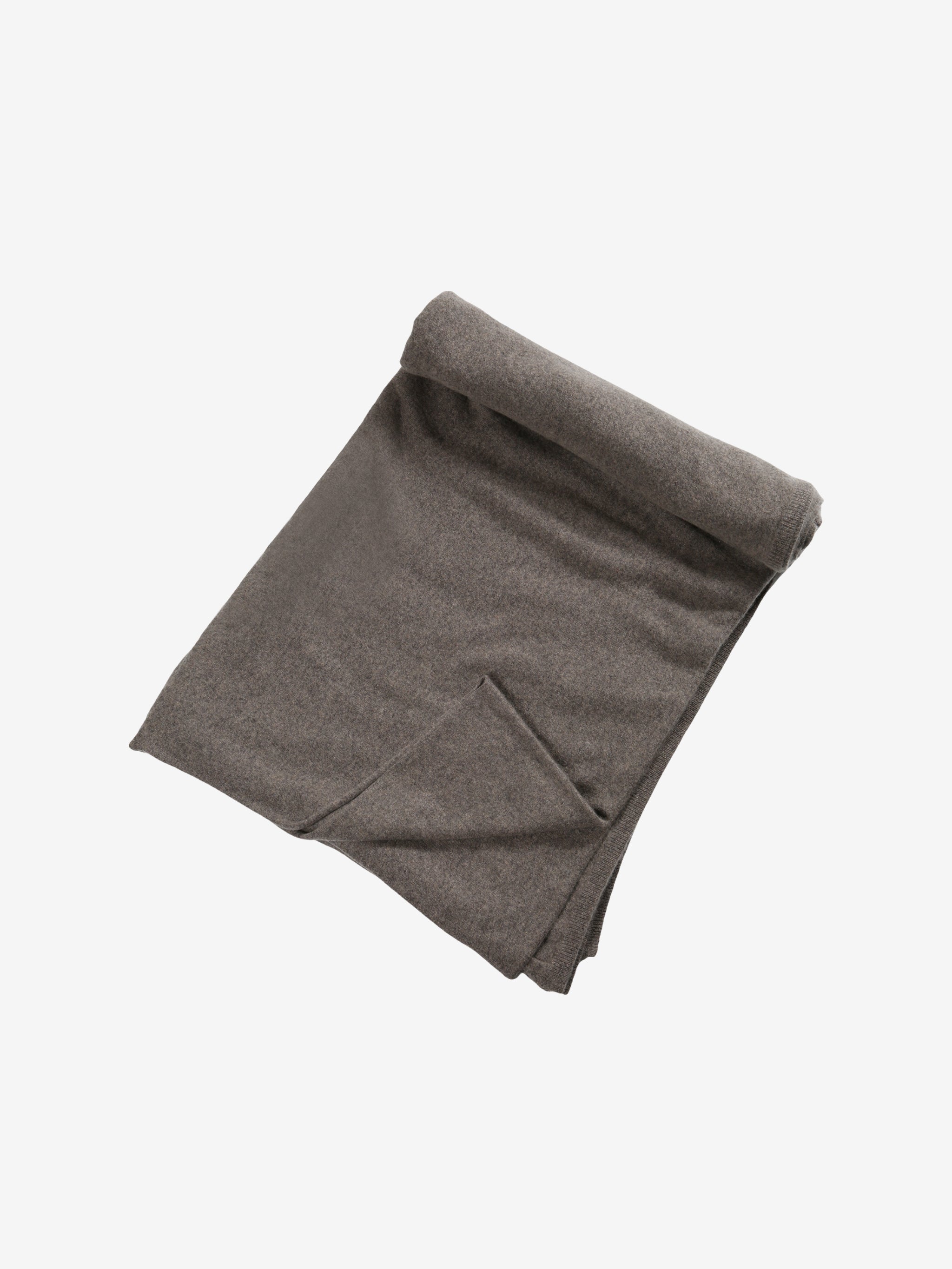 Brown blanket, front view