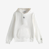 White hoodie, front view