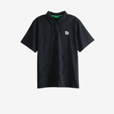 Black shirt, front view