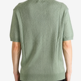 POLO RALPH LAUREN - Men Short-Sleeve Cotton Rib Stitch Crewneck Pullover Sweater