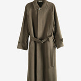 Brown coat,front view