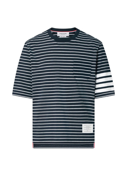 Navy t-shirt, front view