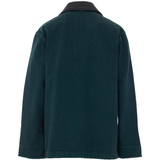Green coats,back view