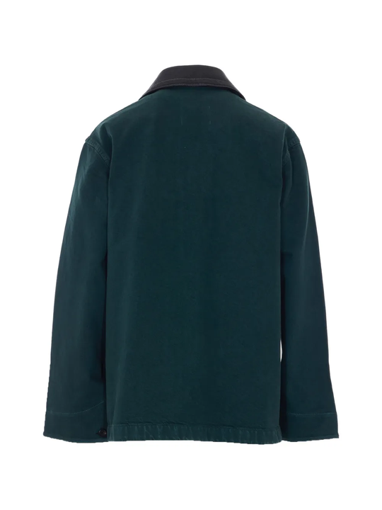 Green coats,back view