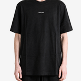 Black t-shirt, front view