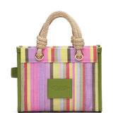 Purple bag, front view