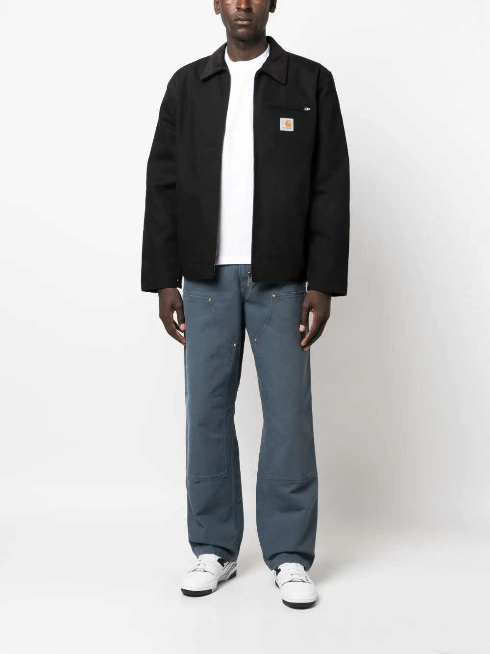 Black jacket,full body view