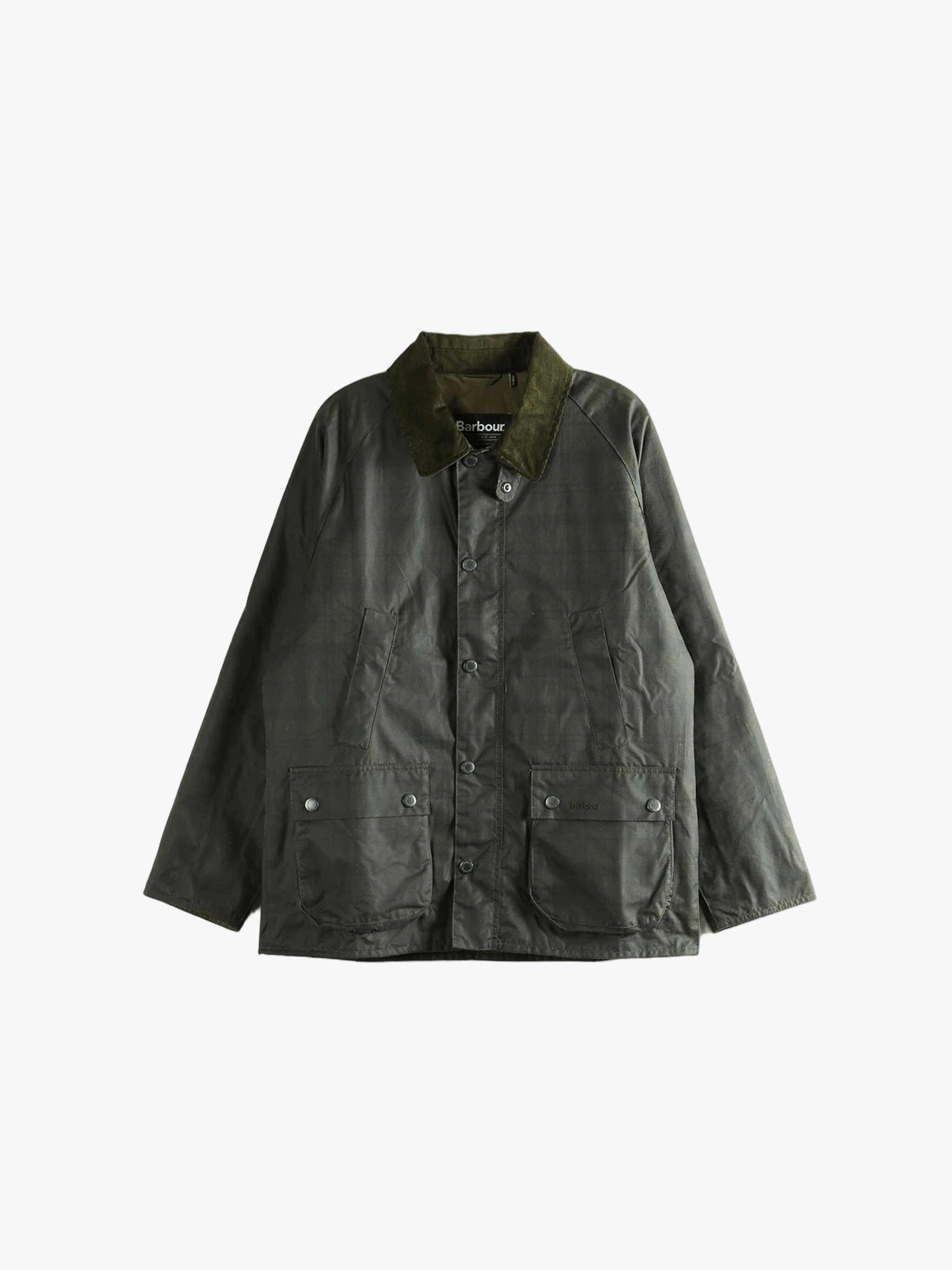 Green jacket, front view